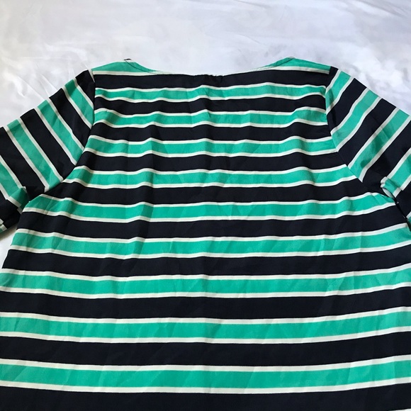 EVERLY Striped Short Tab Sleeve Shift Dress Medium - Picture 11 of 13